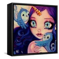 A Little Birdy Told Me-Natasha Wescoat-Framed Stretched Canvas