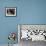 A Little Boy Holding a Banana Whilst Other Children Gaze Longingly at It-null-Framed Photographic Print displayed on a wall