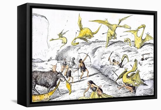 A Little Covert Shooting. Dragons Plentiful and Strong on the Wing-Edward Tennyson Reed-Framed Stretched Canvas