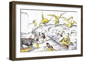 A Little Covert Shooting. Dragons Plentiful and Strong on the Wing-Edward Tennyson Reed-Framed Giclee Print