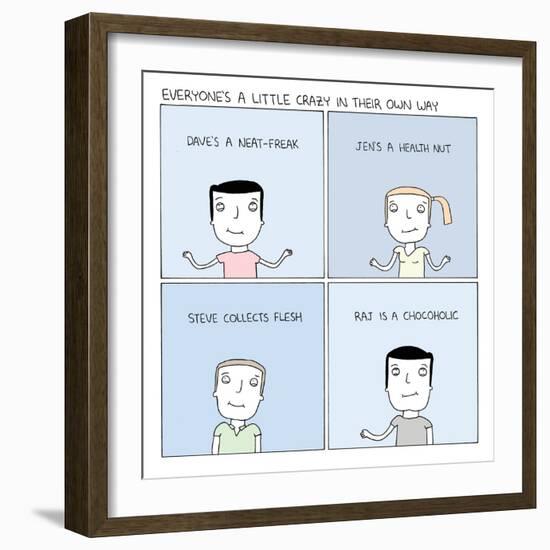 A Little Crazy-Reza Farazmand-Framed Art Print