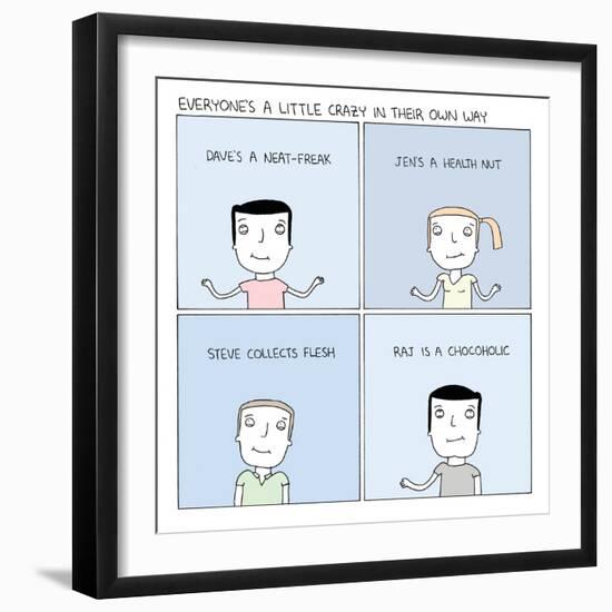 A Little Crazy-Reza Farazmand-Framed Art Print