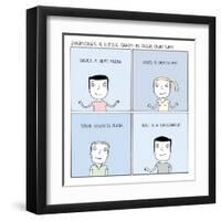 A Little Crazy-Reza Farazmand-Framed Art Print