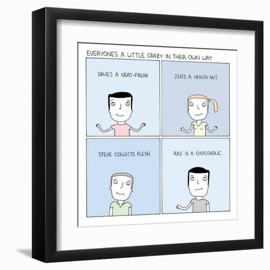 A Little Crazy-Reza Farazmand-Framed Art Print