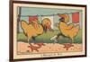 A Little Duck Got His Paw Stuck in a Clothespin.” the Wooden Pin” ,1936 (Illustration)-Benjamin Rabier-Framed Giclee Print