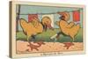 A Little Duck Got His Paw Stuck in a Clothespin.” the Wooden Pin” ,1936 (Illustration)-Benjamin Rabier-Stretched Canvas