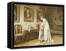 A Little Family History-George Goodwin Kilburne-Framed Stretched Canvas