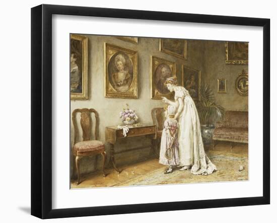 A Little Family History-George Goodwin Kilburne-Framed Giclee Print