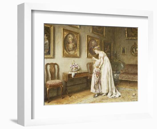 A Little Family History-George Goodwin Kilburne-Framed Giclee Print