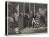 A Little Fatherly Advice-David Wilkie Wynfield-Stretched Canvas