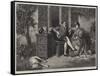 A Little Fatherly Advice-David Wilkie Wynfield-Framed Stretched Canvas