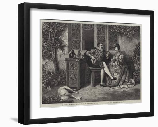 A Little Fatherly Advice-David Wilkie Wynfield-Framed Giclee Print