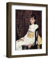 A Little Girl, 1887-Cecilia Beaux-Framed Giclee Print