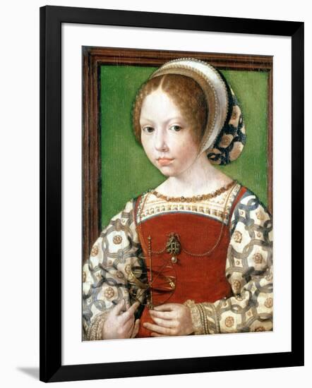 A Little Girl, C1520-Jan Gossaert-Framed Giclee Print