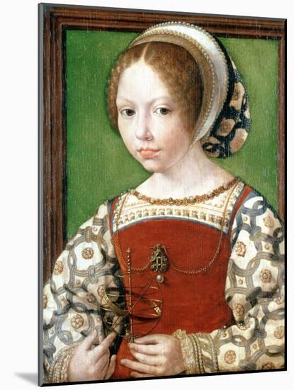 A Little Girl, C1520-Jan Gossaert-Mounted Giclee Print