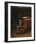 A Little Girl Rocking a Cradle, C. 1655-Nicolaes Maes-Framed Giclee Print