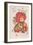 A Little Girl Sitting in the Snow, Holding Her Dolljust a Note-Beverly Johnston-Framed Giclee Print