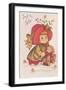 A Little Girl Sitting in the Snow, Holding Her Dolljust a Note-Beverly Johnston-Framed Giclee Print