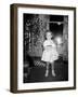 A Little Girl Stands-null-Framed Photographic Print