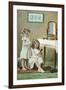 A Little Ladies' Maid, Girls at Toilette-null-Framed Art Print