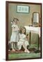 A Little Ladies' Maid, Girls at Toilette-null-Framed Art Print