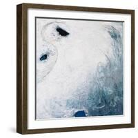 A little piece of moon-Hyunah Kim-Framed Art Print