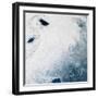 A little piece of moon-Hyunah Kim-Framed Art Print