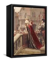 A Little Prince Likely in Time to Bless a Royal Throne, 1904-Edmund Blair Leighton-Framed Stretched Canvas