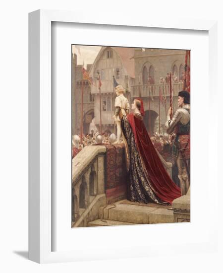 A Little Prince Likely in Time to Bless a Royal Throne, 1904-Edmund Blair Leighton-Framed Giclee Print