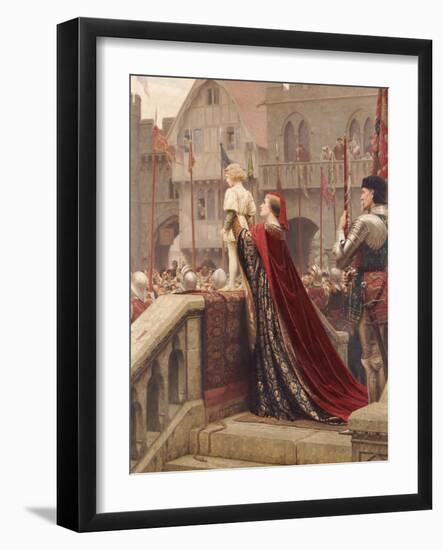 A Little Prince Likely in Time to Bless a Royal Throne, 1904-Edmund Blair Leighton-Framed Giclee Print