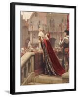 A Little Prince Likely in Time to Bless a Royal Throne, 1904-Edmund Blair Leighton-Framed Giclee Print