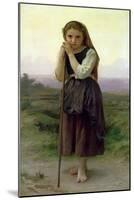 A Little Shepherdess, 1891-William Adolphe Bouguereau-Mounted Giclee Print