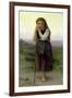 A Little Shepherdess, 1891-William Adolphe Bouguereau-Framed Giclee Print