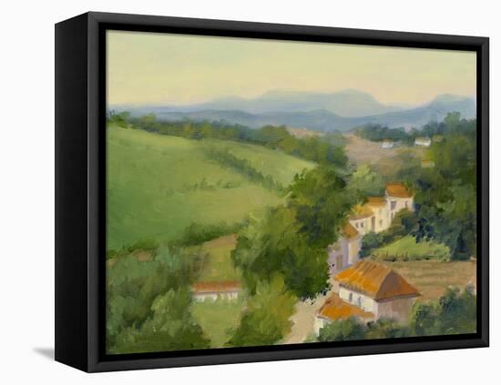 A Little Spanish Village-Mary Jean Weber-Framed Stretched Canvas