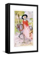 A Lively Lady from Bath-Anne Anderson-Framed Stretched Canvas