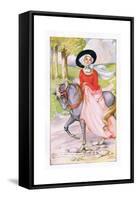 A Lively Lady from Bath-Anne Anderson-Framed Stretched Canvas