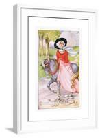 A Lively Lady from Bath-Anne Anderson-Framed Giclee Print