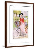 A Lively Lady from Bath-Anne Anderson-Framed Giclee Print