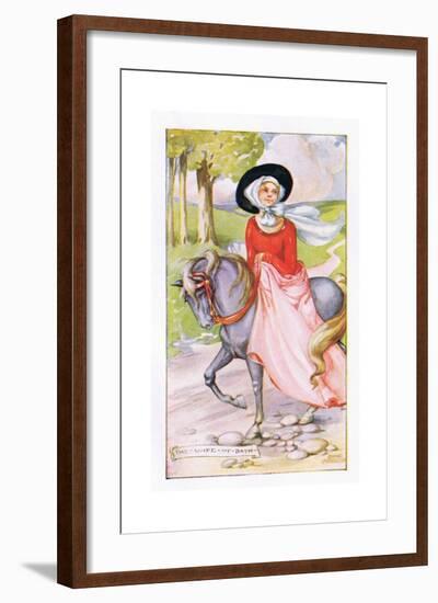 A Lively Lady from Bath-Anne Anderson-Framed Giclee Print