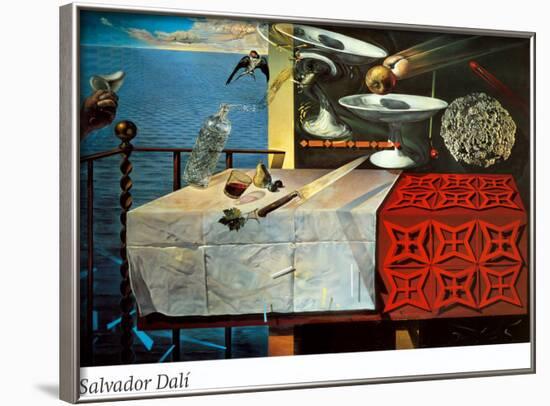 A Lively Still Life-Salvador Dalí-Framed Art Print