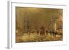 A Liverpool Street-John Atkinson Grimshaw-Framed Giclee Print