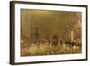 A Liverpool Street-John Atkinson Grimshaw-Framed Giclee Print