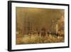 A Liverpool Street-John Atkinson Grimshaw-Framed Giclee Print