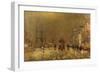 A Liverpool Street-John Atkinson Grimshaw-Framed Giclee Print