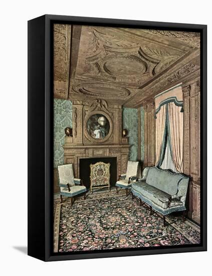 A Living Room During the Reign of Louis XIII, Hôtel Marion Du Fresne, Saint-Malo, France, 1938-null-Framed Stretched Canvas