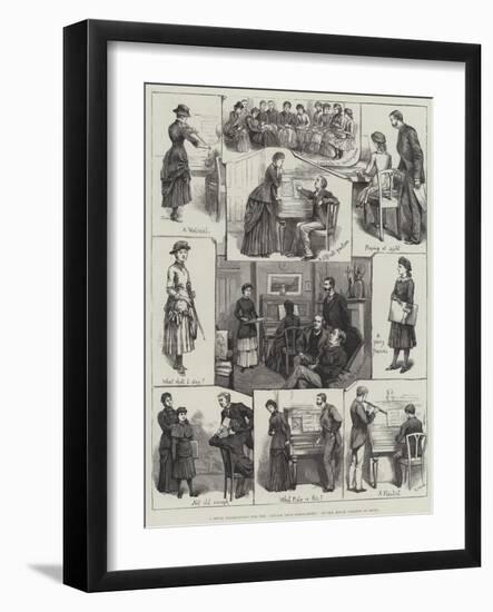 A Local Examination for the Savage Club Scholarship of the Royal College of Music-null-Framed Giclee Print