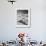 A Local Fisherman Fishing on Itamambuca Beach, Ubatuba, Brazil-Alex Saberi-Framed Photographic Print displayed on a wall