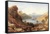A Loch in Argyll-George Fennel Robson-Framed Stretched Canvas