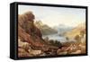 A Loch in Argyll-George Fennel Robson-Framed Stretched Canvas