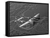 A Lockheed P-38 Lightning Fighter Aircraft in Flight-Stocktrek Images-Framed Stretched Canvas